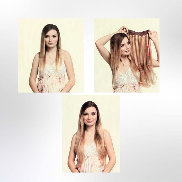 DNA Hair 100% Remy Human Hair Extension HALO | 18-20" | 1024T22 | Ash - Picture 6 of 6